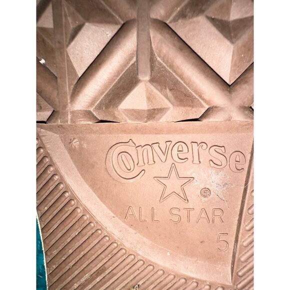 VINTAGE BRIGHT BARBIE BUBBLEGUM PINK CONVERSE ALL STAR CHUCK TAYLOR SNEAKERS 5/7 - Picture 3 of 5